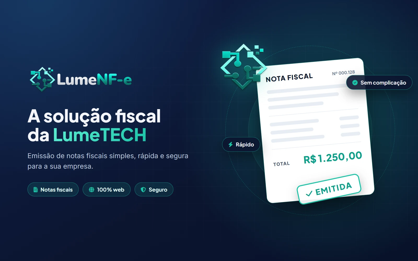 LumeNF-e, a solução fiscal da LumeTECH